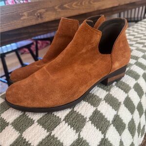 Tan Suede Ankle Boots